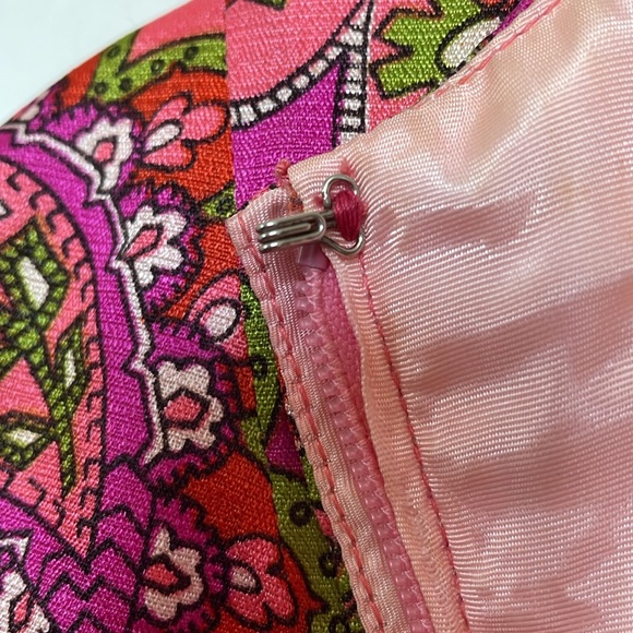 Vintage 1960s paisley Martin Berens of California party dress - Picture 10 of 11